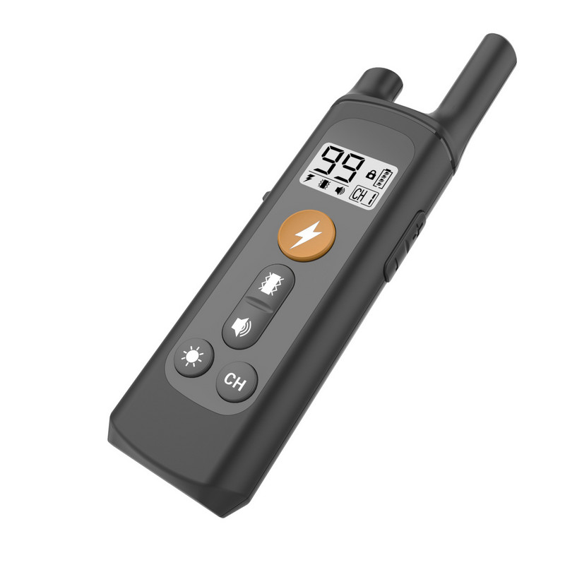 Zgarda electronica de dresaj de caini cu telecomanda si opritor de latrat, reincarcabila, rezistenta la apa, dresaj de caini.