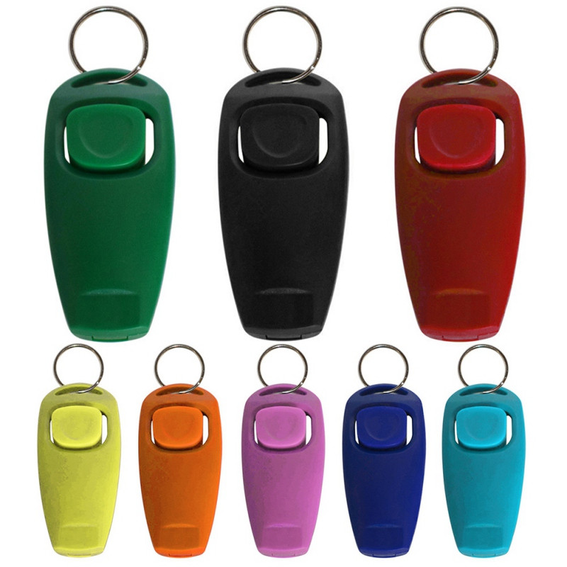 Dispozitiv de antrenament pentru caini de companie, anti latrat, oprire a latratului, antrenor combinat de fluier pentru câini, antrenor de animale de companie, ghid pentru căței cu inel pentru chei