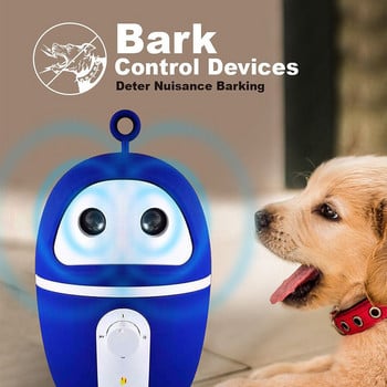 Benepaw Ултразвуково устройство против лай, USB акумулаторно, водоустойчиво, безвредно средство за възпиране на кучешки лай, контрол на открито, обхват до 15 м