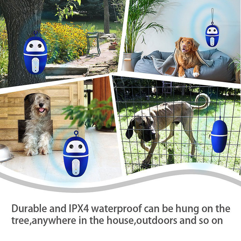 Benepaw ultraheli haukumisvastane seade USB laetav veekindel, kahjutu koera haukumise tõrjevahend välistingimustes kuni 15 m