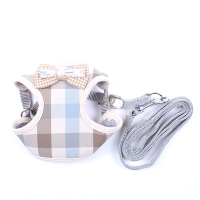 Câine, pisică, vestă din plasă, set de ham și lesă, ham pentru cățeluș, cu plasă moale, guler de mers, 3 mărimi