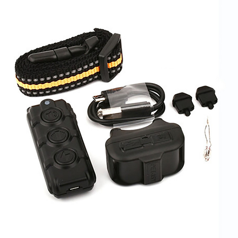 Dispozitiv de dresaj pentru câini cu telecomandă de 600 m, zgarda reîncărcabilă de dresaj pentru controlul lătratului Pentru câini 1/2 și separat