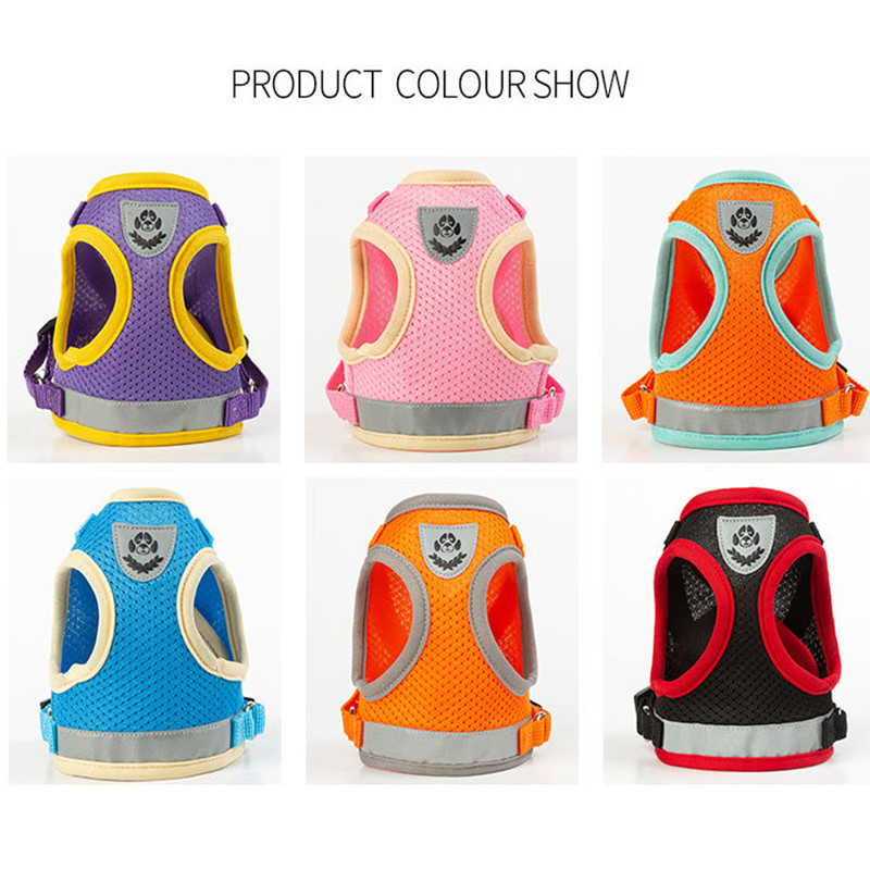 Oprtač za pse Remen za prsa za mačke Najlonski povodci za dresuru pasa Mekana mreža za remen za prsa Prilagodljivo povodce za hodanje na otvorenom