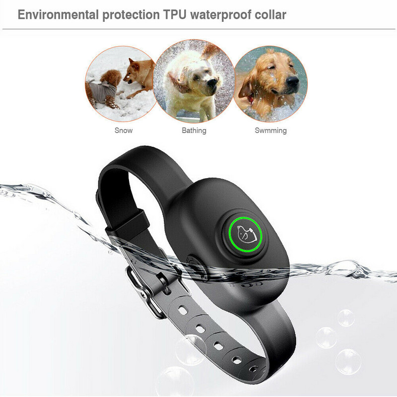 Lemmikloomakoerte hauku peletavad vahendid Auto Sense kaelarihm Automaatne haukumisvastane kauglöögi veekindel laetav koerte treenimine jahirihm