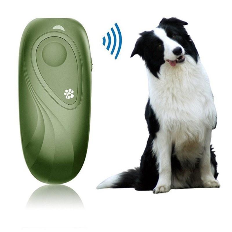 Ultrazvučni repeller za obuku pasa Kontrolni uređaj za dresuru 3 u 1 Ručni mini uređaj protiv lajanja Prestanite vikati Sredstva za odvraćanje Proizvod za kućne ljubimce