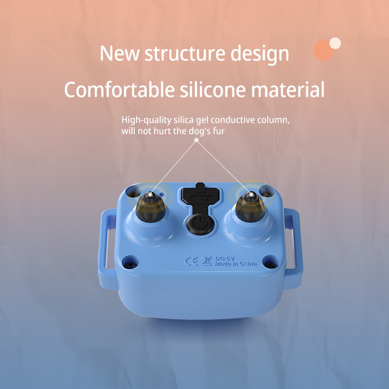 Dispozitiv anti-latrat pentru câini Opriți lătratul câinelui Guler personalizat pentru antrenament pentru câini Echipament de dresaj fără fir Guler electronic Reducere de 40%