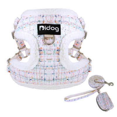 Soe talvine koerarakmete jalutusrihm kakakoti komplekt Pehme polsterdatud koerte rakmete vest õues kutsikale jalutamiseks mõeldud pliist suupistekott koertele Chihuahua