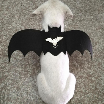 Нов домашен любимец Крила на прилеп Косплей костюм Филцова кърпа Аксесоари за обличане Хелоуин Подпори за снимки за котка, куче, заек