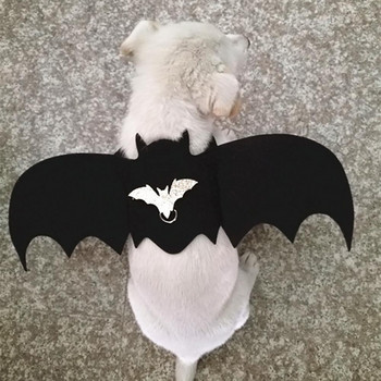 Нов домашен любимец Крила на прилеп Косплей костюм Филцова кърпа Аксесоари за обличане Хелоуин Подпори за снимки за котка, куче, заек
