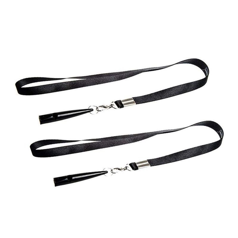 Šunų dresūros švilpukai, šuns švilpukas 210.5 su virvele, juodas šuns švilpukas, skirtas atšaukti, lojimas (2 pakuotės)