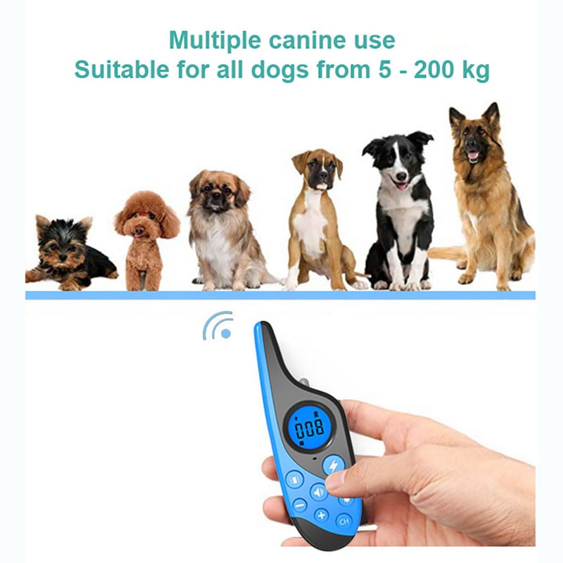 500M potrepštine za kućne ljubimce punjenje daljinski upravljač uređaj za obuku pasa punjenje potrepština za kućne ljubimce čep za lajanje