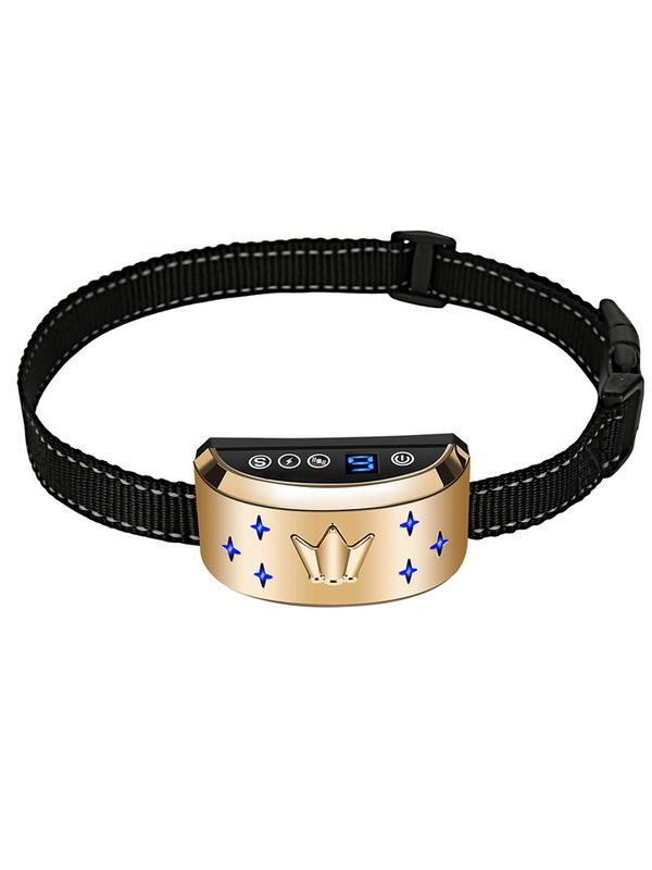 Αυτόματο κολάρο κατά του φλοιού με κραδασμούς ήχου Έξυπνο κολάρο κατοικίδιων, επαναφορτιζόμενο κολάρο γαβγίσματος σκύλου IP7 αδιάβροχα περιλαίμια εκπαίδευσης σκύλων