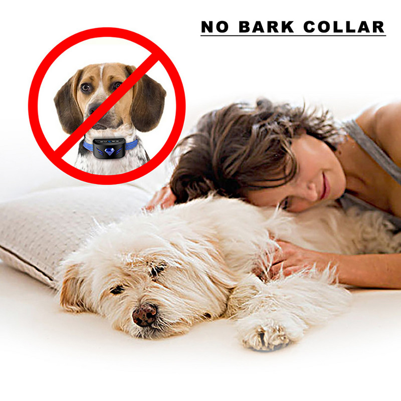 10 buc Opritor pentru lătrat de câine Opritor pentru lătrat pentru animale de companie șoc electric Opritor automat pentru lătrat zgarda de dresaj de câine