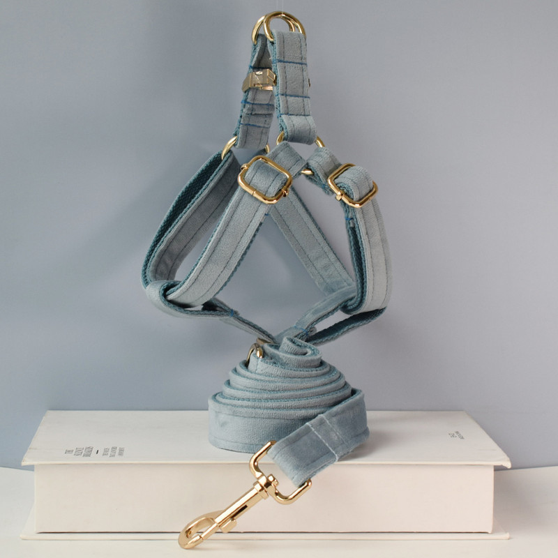 Set de lesă pentru zgarda pentru câini Accesorii pentru utilizare pentru animale de companie Yorkshire Terrier Mastiff maltez Alaskan Malamute Golden Retriever Flanele 18