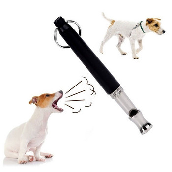 1PCS Dog Trainings Whistle Медна ултразвукова свирка за обучение на домашни кучета Преносим ключодържател Whistle Регулируема кучешка флейта Консумативи