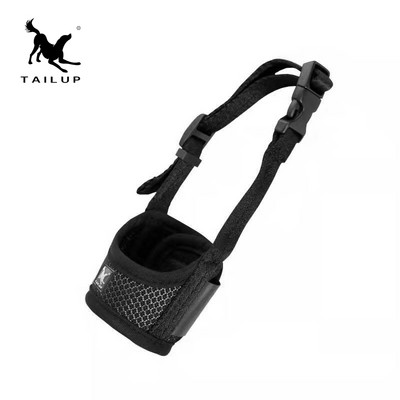 TAILUP Lemmiklooma suu koonud koertele Koerte tarvikud Reguleeritav koera koon Hingav koera suu kate koonu kaelarihm haukumisvastane