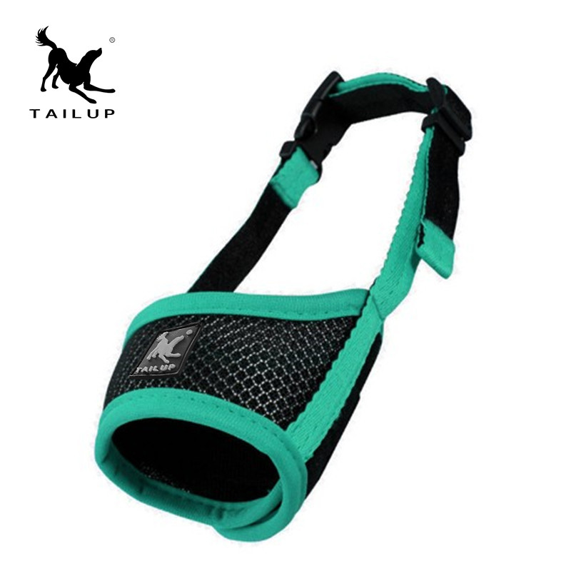 TAILUP Lemmiklooma suu koonud koertele Koerte tarvikud Reguleeritav koera koon Hingav koera suu kate koonu kaelarihm haukumisvastane