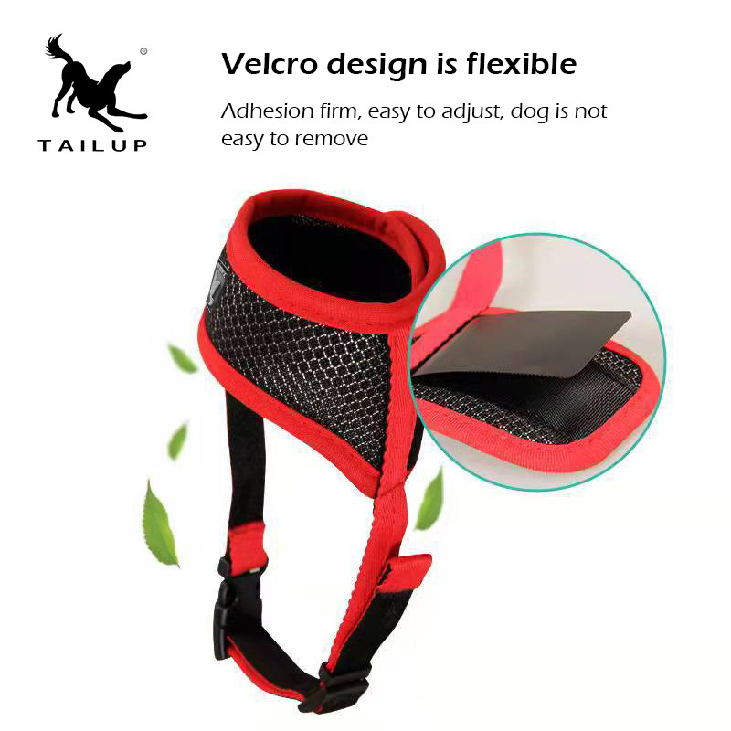 TAILUP Lemmiklooma suu koonud koertele Koerte tarvikud Reguleeritav koera koon Hingav koera suu kate koonu kaelarihm haukumisvastane