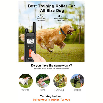 16OOF Водоустойчиво дистанционно ултразвуково устройство за автоматично обучение на кучета
