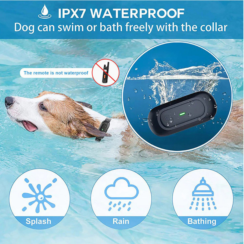 16OOF Αδιάβροχο Τηλεχειριστήριο Υπερήχων Αυτόματη Συσκευή Εκπαίδευσης Σκύλων