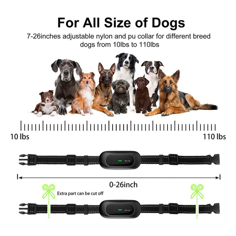 16OOF Αδιάβροχο Τηλεχειριστήριο Υπερήχων Αυτόματη Συσκευή Εκπαίδευσης Σκύλων