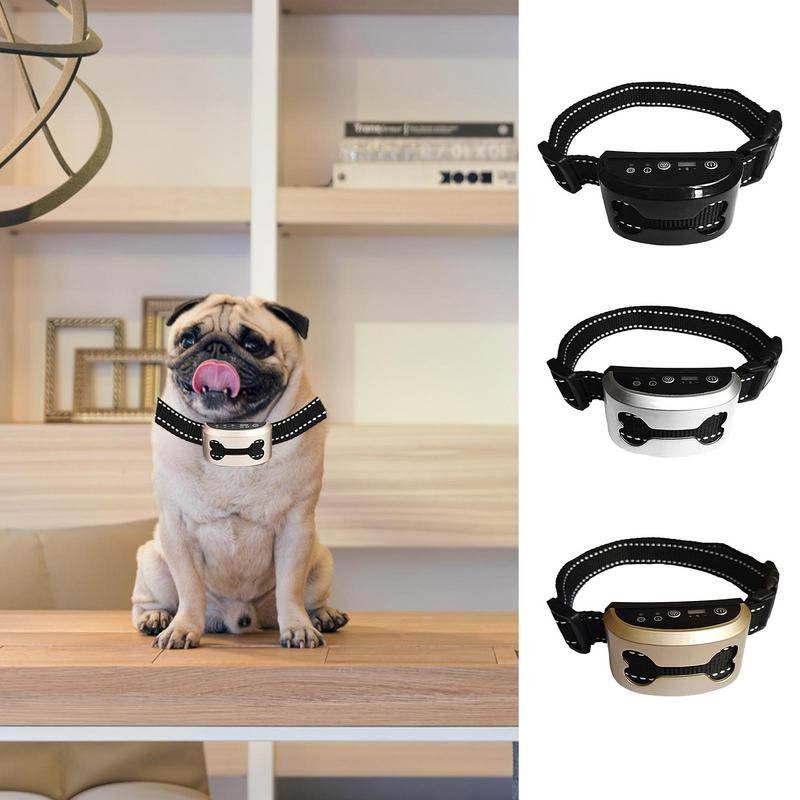 Cel mai nou câine de companie, reîncărcabil, zgarda anti-latrat, tren de control, rezistent la apă, oprirea lătratului, zgarda de dresaj cu ultrasunete, impermeabilă