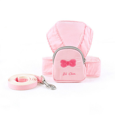 Harnaș pentru câini cu aripi drăguțe roz, vestă reglabilă pentru animale de companie, haine pentru câini de talie mică, mijlocie, cu cataramă cu plasture personalizate, accesorii de dresaj pentru câini