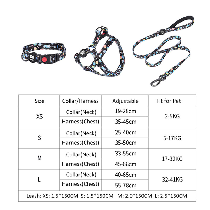 Ogrlica i povodac za pse u gradijentnoj boji, personalizirani luksuzni dizajnerski pojas za pse za srednje velike pse i povodac