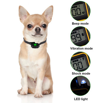 За 2 кучета 800M Електрически нашийник за обучение на кучета Дистанционно управление за домашни любимци Водоустойчиво акумулаторно с LCD дисплей Електрическо обучение на кучета C