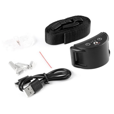 Lemmiklooma kaelarihm elektriline koerte treenimiskaelarihm reguleeritav haukumisvastane kaelarihm Keskmine väike koer 30S automaatne lähtestamine USB laadimisega koeratreener