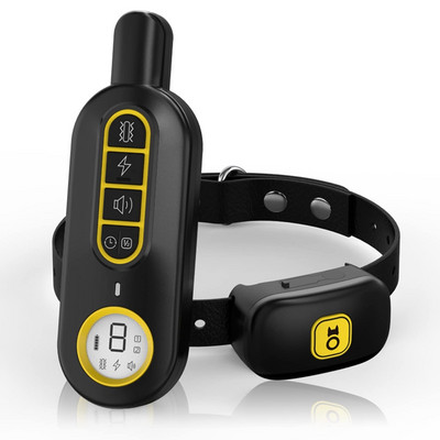 Zgarda de șoc pentru câini Zgarda de dresaj pentru câini, impermeabilă, cu telecomandă reîncărcabilă, rază de control de 1200 de metri, pentru câini mici/medii/mari
