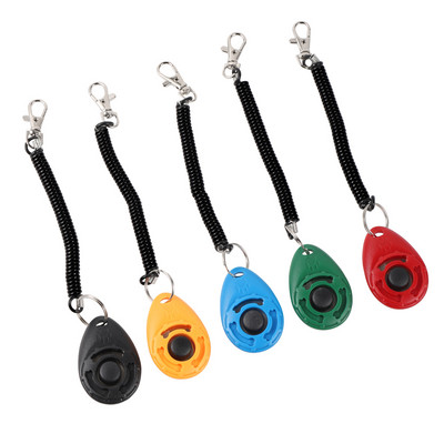 1 Pc Pet Training Oval Whistle Trainer Adjustable Wristband Sound Keychain Dog Whistle Pet Training Supplies