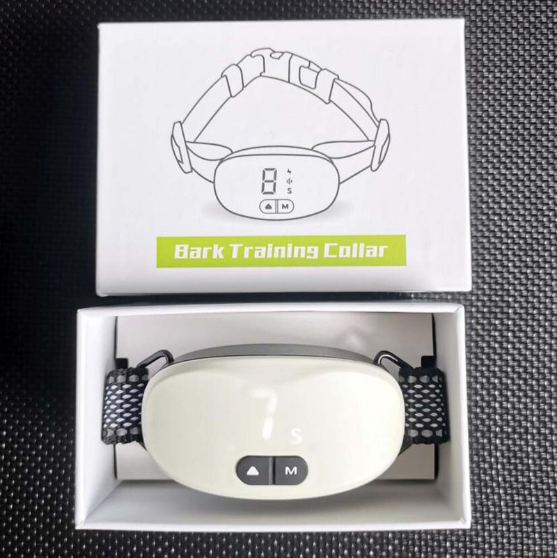 Zgarda automată anti latrat pentru câini, reîncărcabilă prin USB, dispozitiv eficient de oprire a lătratului, zgarda impermeabilă pentru câini