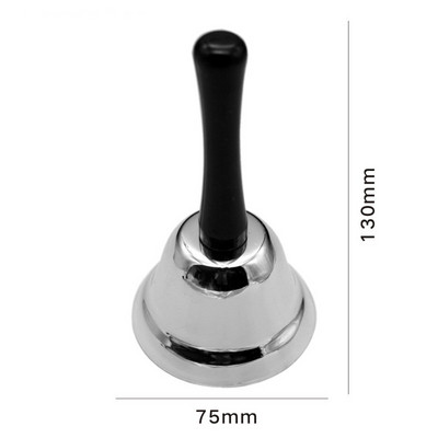 1 buc. Clopoței de mână de Crăciun, 75 mm, accesorii pentru animale de companie, clopote metalic pentru antrenament, clopoței decorativi pentru cină pentru pisici și câini