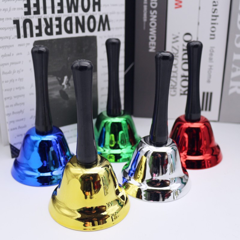 1 buc. Clopoței de mână de Crăciun, 75 mm, accesorii pentru animale de companie, clopote metalic pentru antrenament, clopoței decorativi pentru cină pentru pisici și câini