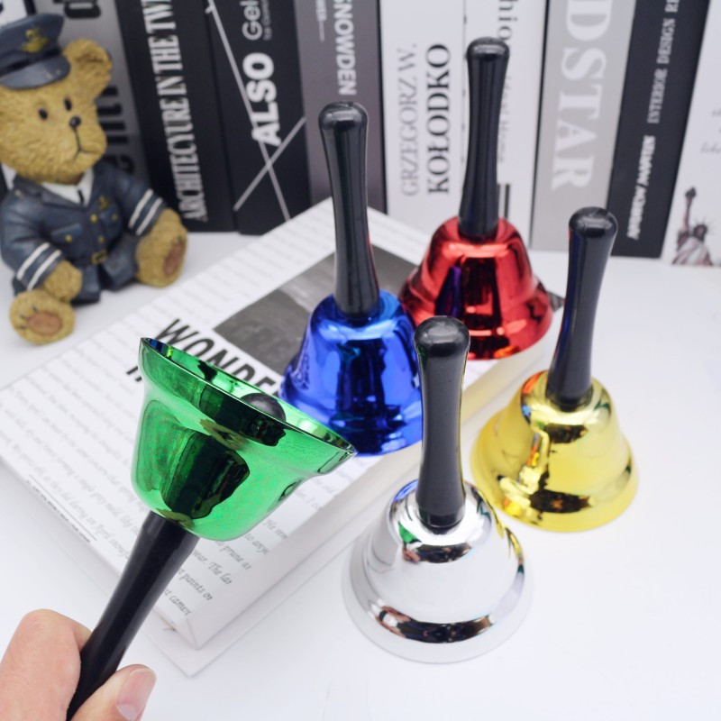 1 buc. Clopoței de mână de Crăciun, 75 mm, accesorii pentru animale de companie, clopote metalic pentru antrenament, clopoței decorativi pentru cină pentru pisici și câini