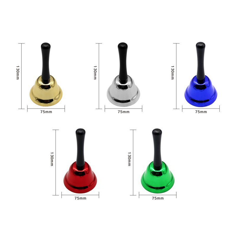 1 buc. Clopoței de mână de Crăciun, 75 mm, accesorii pentru animale de companie, clopote metalic pentru antrenament, clopoței decorativi pentru cină pentru pisici și câini