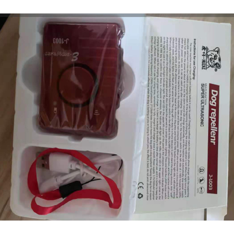 Dispozitiv de antrenament cu ultrasunete LED reîncărcabil pentru câini Dispozitiv de antrenament anti lătrat Echipament de oprire a lătratului cu mod de alarmă Articole pentru animale de companie