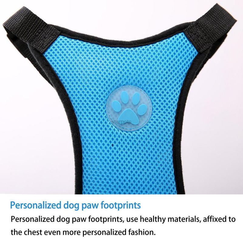 Harnaș pentru scaun auto pentru câini din plasă, reglabil de siguranță pentru vehicule, lesă pentru câini, hamuri de nailon respirabil, pentru câini de dimensiuni medii mari, vestă Perro Pitbull