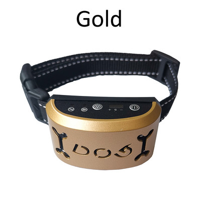 Intelligentne koeratreeningu kaelarihm USB-laetav haukumisvastane Ultraheli haukumisvastane kaelarihm veekindlad koeratarbed