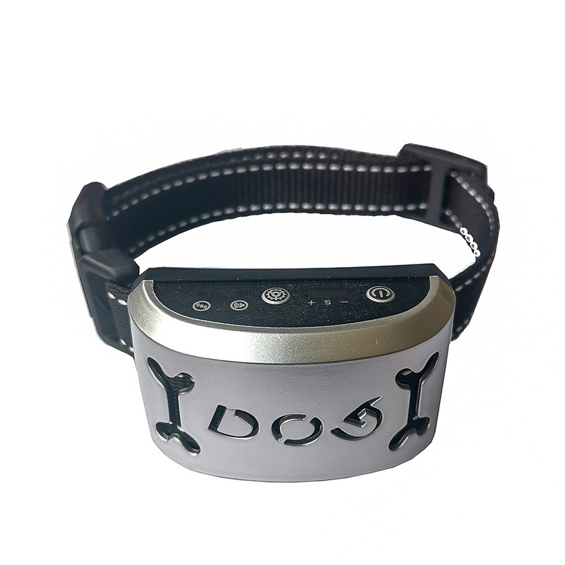 Intelligentne koeratreeningu kaelarihm USB-laetav haukumisvastane Ultraheli haukumisvastane kaelarihm veekindlad koeratarbed