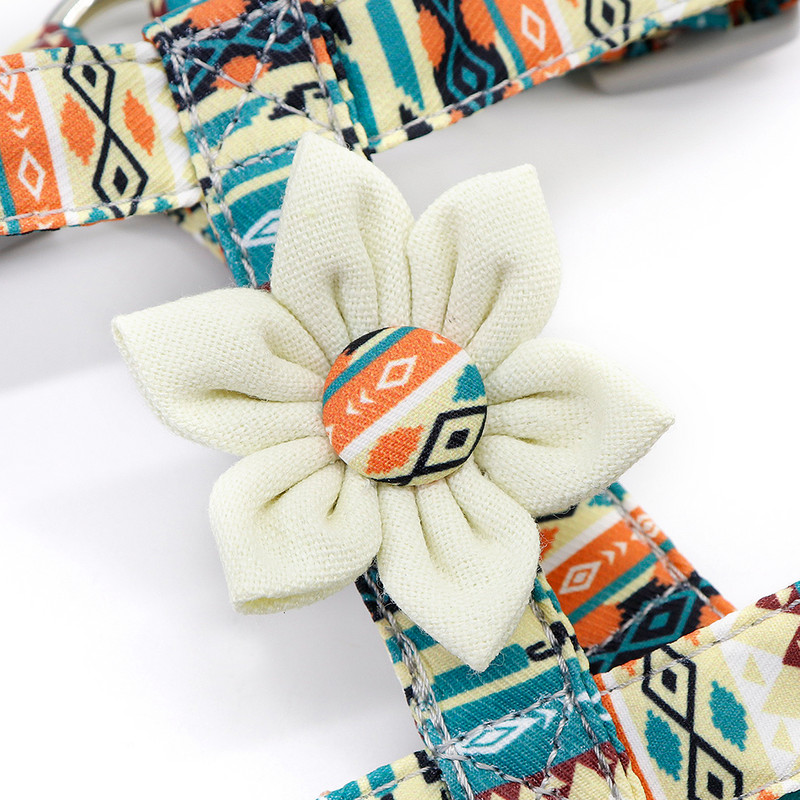 Ham pentru câini, fără tragere, din nailon, imprimat, ajustabil, pentru cățeluș, vestă, lesă de mers, plumb, pentru câini de talie mică, mijlocie, pisici, chihuahua, câini