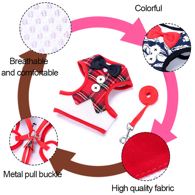 Elegantsed koerte kaelarihmad kaelarihmad, tõmbeköis, reguleeritavad lemmikloomarakmed väikestele keskmistele koertele Kasside rinnarihm koerte tarvikud
