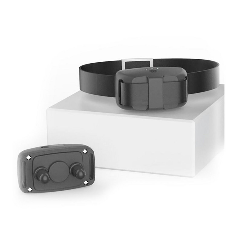 Zece bucăți Dispozitiv de antrenament pentru opritor de scoarță, guler de avertizare a vibrațiilor de șoc electric cu telecomandă