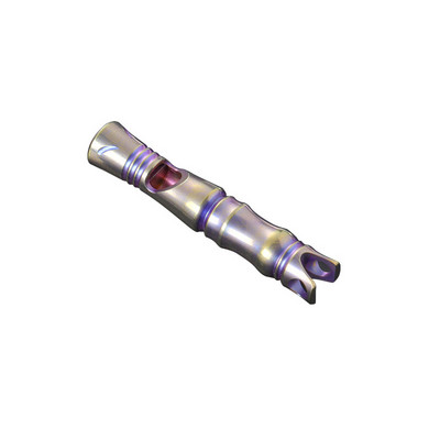 Fluier super-ușor din aliaj de titan Fluier sport pentru antrenor pentru antrenor pentru drumeții în aer liber Kit de supraviețuire