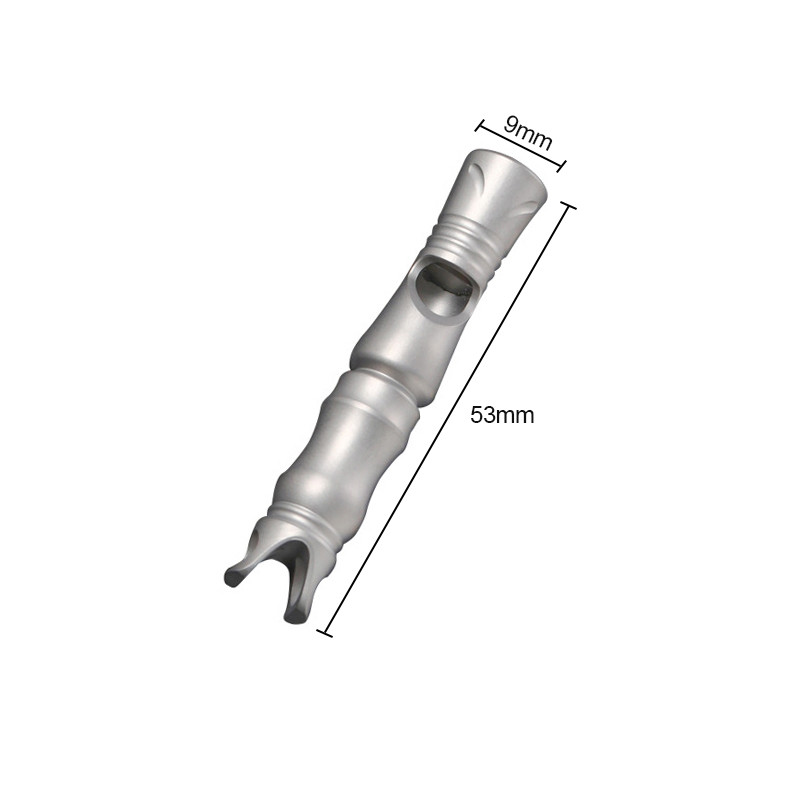 Fluier super-ușor din aliaj de titan Fluier sport pentru antrenor pentru antrenor pentru drumeții în aer liber Kit de supraviețuire