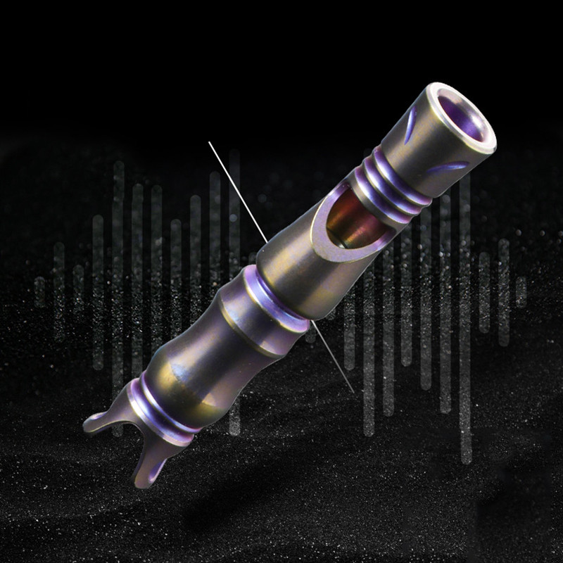 Fluier super-ușor din aliaj de titan Fluier sport pentru antrenor pentru antrenor pentru drumeții în aer liber Kit de supraviețuire