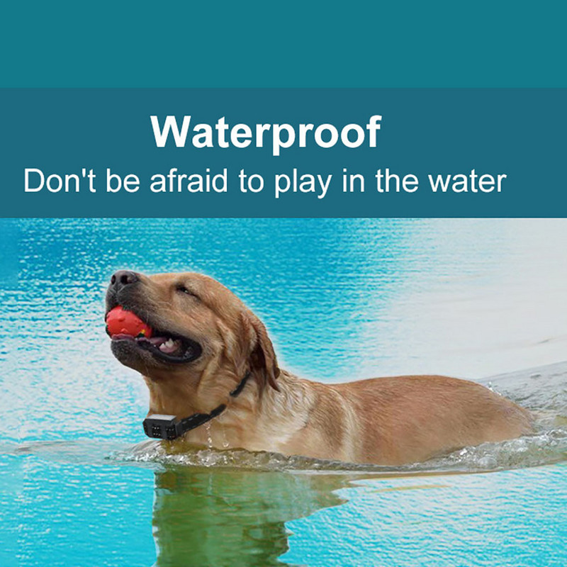 Za 1 vodootpornu opremu za treniranje pasa koji zaustavlja lavež s 3 modela ogrlice