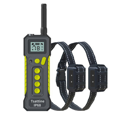 Νέο τηλεχειριστήριο ηλεκτρικό σοκ εκπαιδευτή σκύλων Υπερηχητικό μεγάλο, μεσαίο και μικρό πώμα αποφλοίωσης σκύλου κολάρο κατοικίδιων ζώων