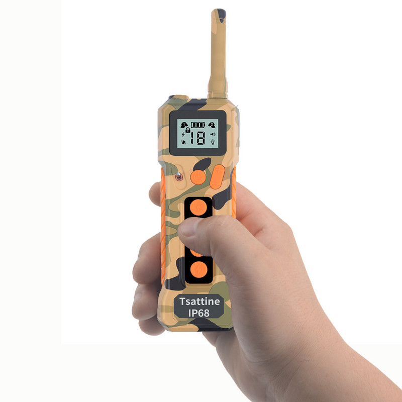 Νέο τηλεχειριστήριο ηλεκτρικό σοκ εκπαιδευτή σκύλων Υπερηχητικό μεγάλο, μεσαίο και μικρό πώμα αποφλοίωσης σκύλου κολάρο κατοικίδιων ζώων